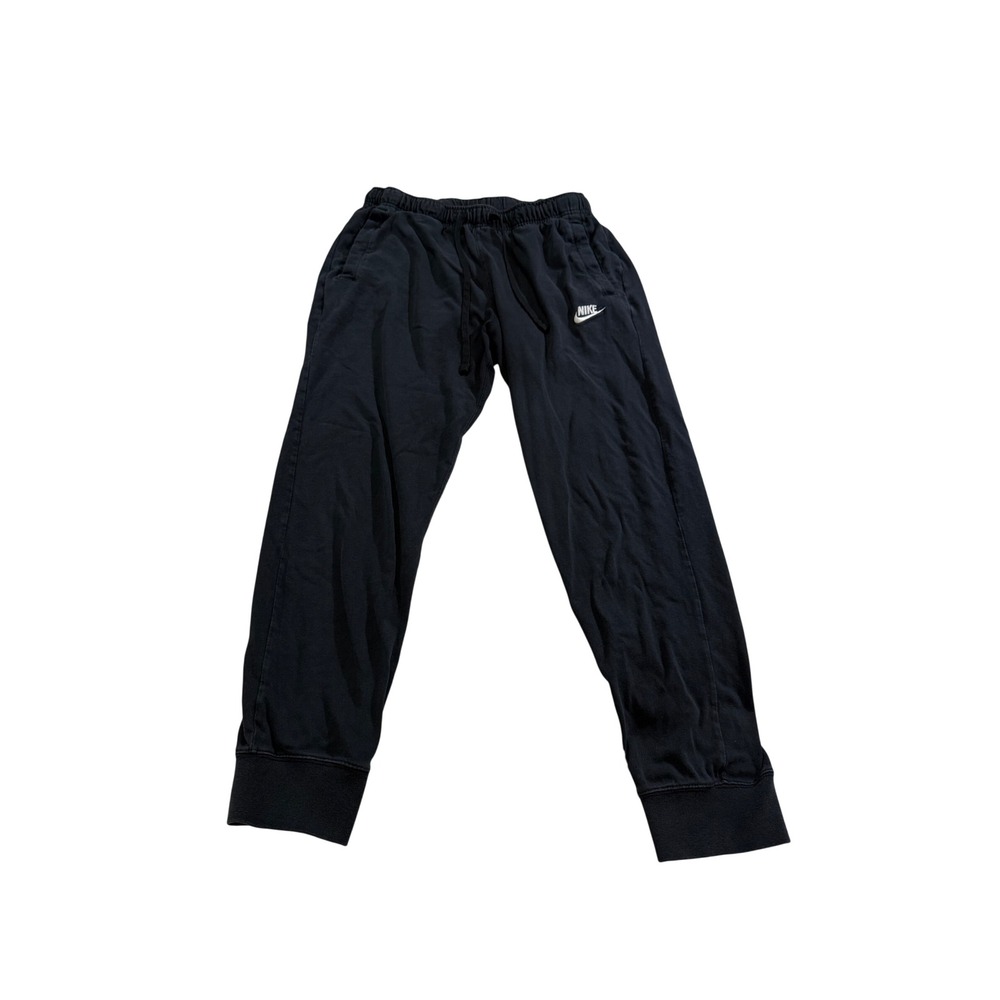 Nike Jogger Sweatpants Medium Black Sportswear Athleisure Cuff Loungewear Pants